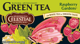 Celestial Seasonings Kosher Raspberry Gardens� Green Tea 20 Bags
